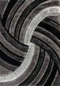 California Hand-Carved Shaggy Rug - Swirl
