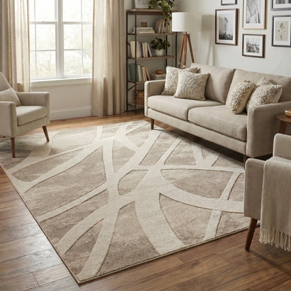 Santiago Carved Abstract Rug - Dynamic