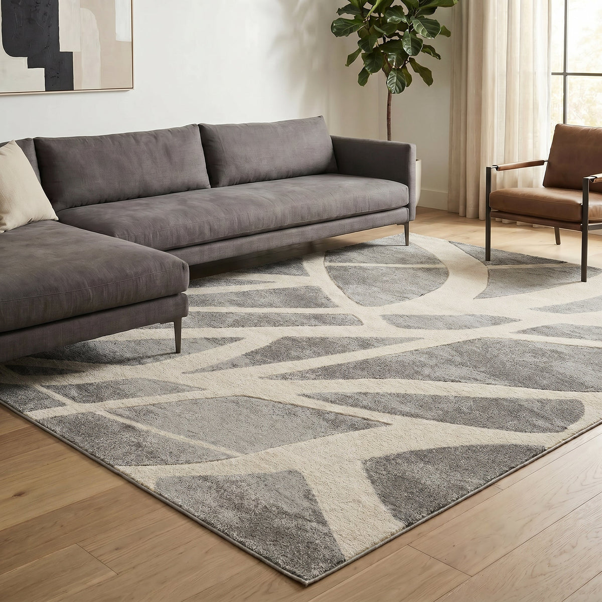 Santiago Carved Abstract Rug - Dynamic
