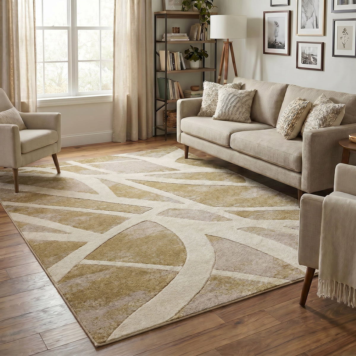 Santiago Carved Abstract Rug - Dynamic