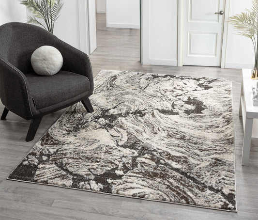 Eleanor Embossed Abstract Rug - Astro