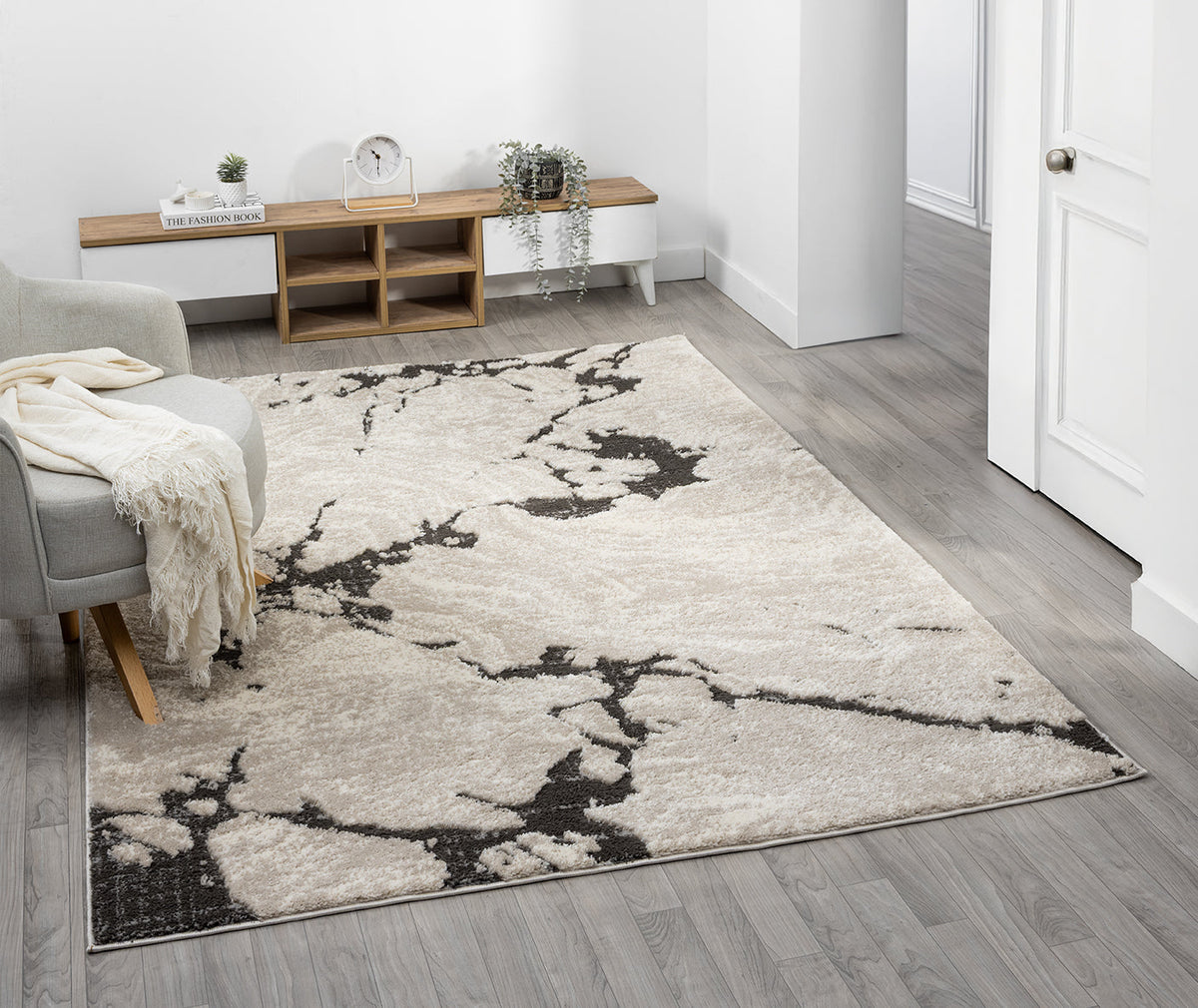 Eleanor Embossed Abstract Rug - Astro