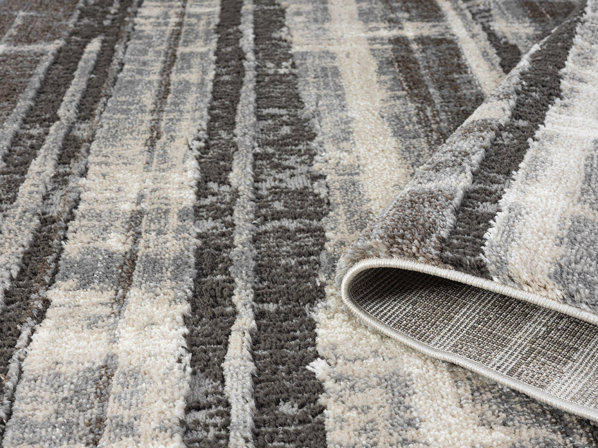 Eleanor Embossed Abstract Rug - Linear