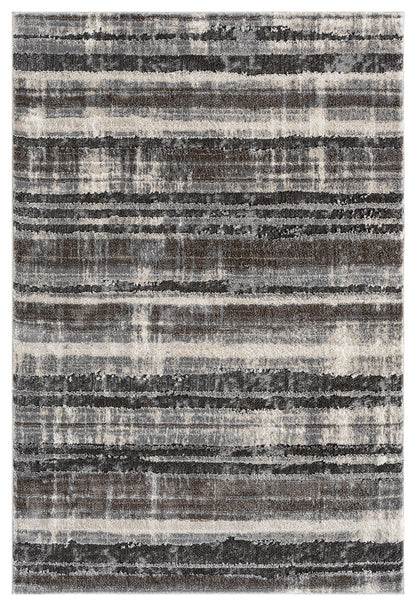 Eleanor Embossed Abstract Rug - Linear