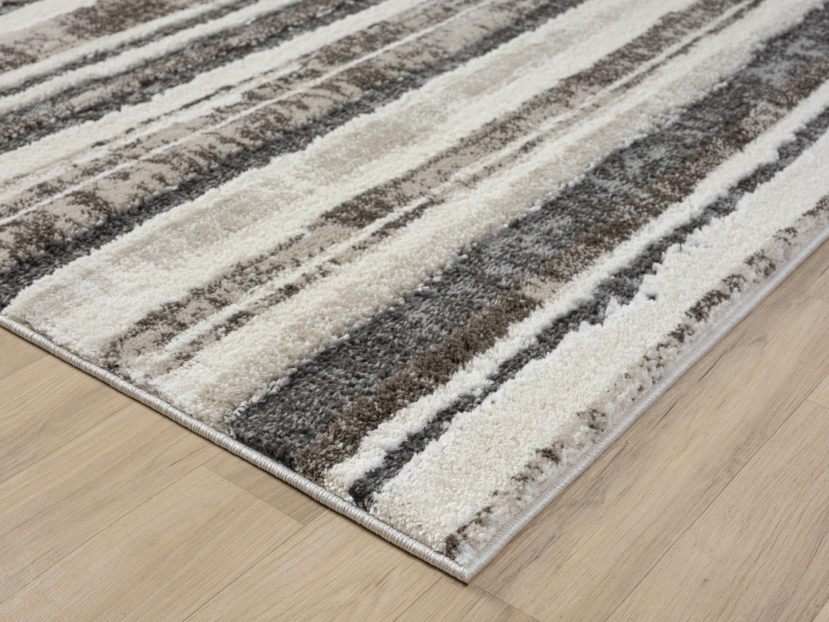 Eleanor Embossed Abstract Rug - Linear