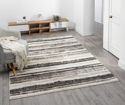 Eleanor Embossed Abstract Rug - Linear