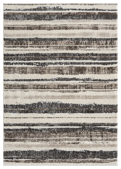 Eleanor Embossed Abstract Rug - Linear