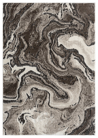 Eleanor Embossed Abstract Rug - Marble