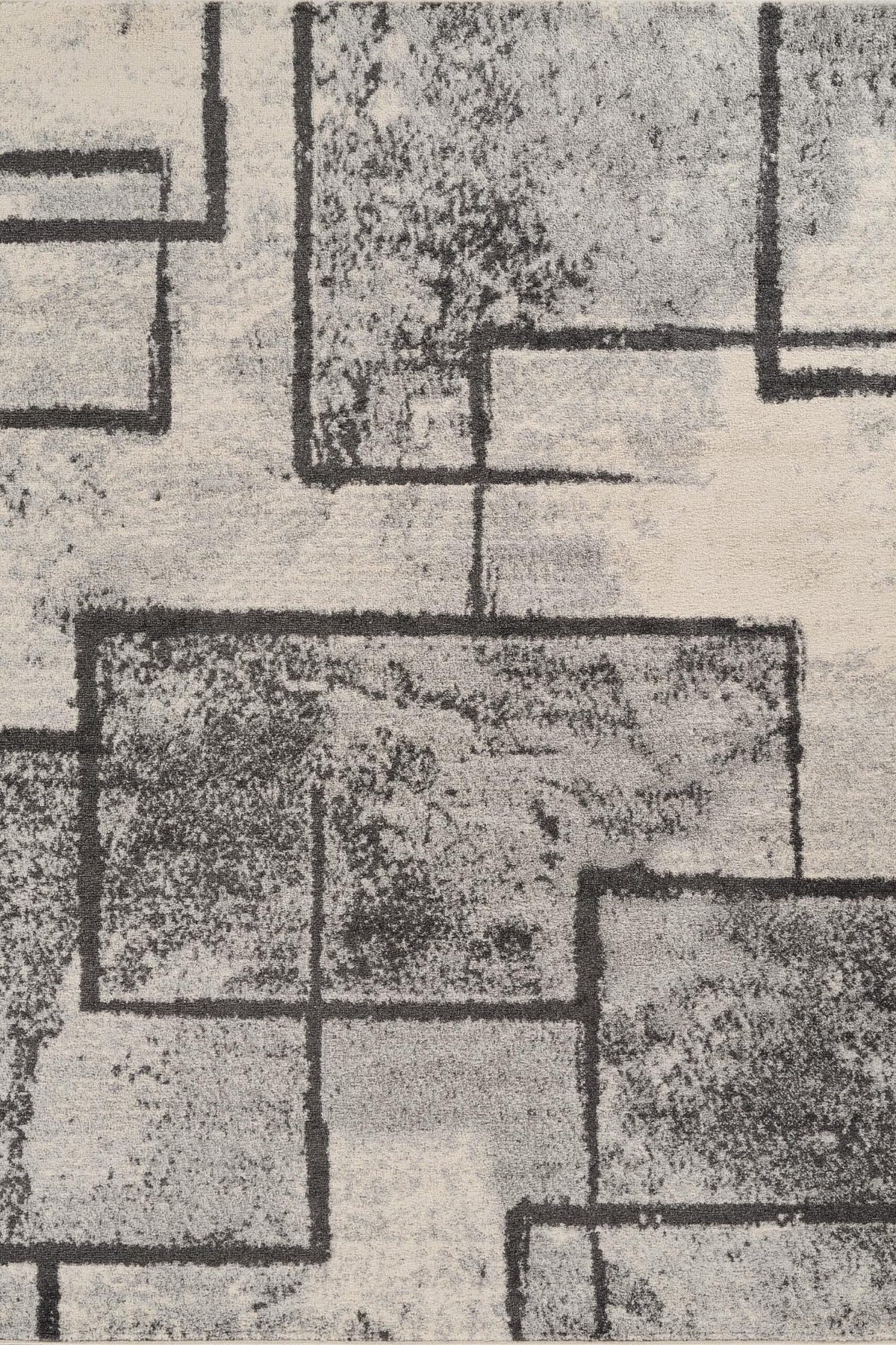 Rhodes Neutral Geometric Rug - Enigma