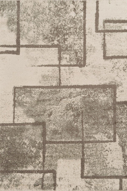 Rhodes Neutral Geometric Rug - Enigma