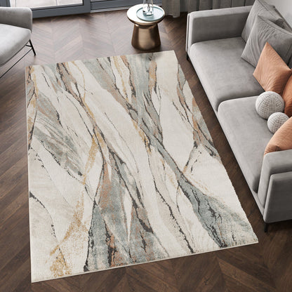 Essence Textured Abstract Rug - Aura