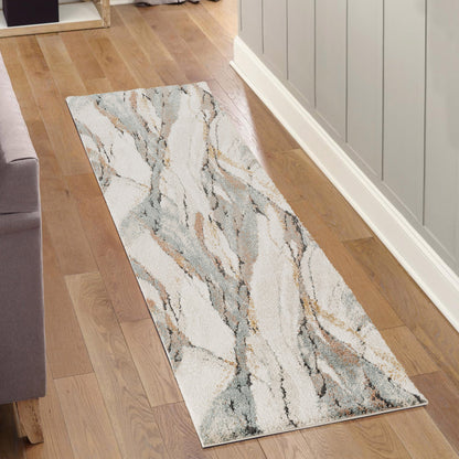 Essence Textured Abstract Rug - Aura