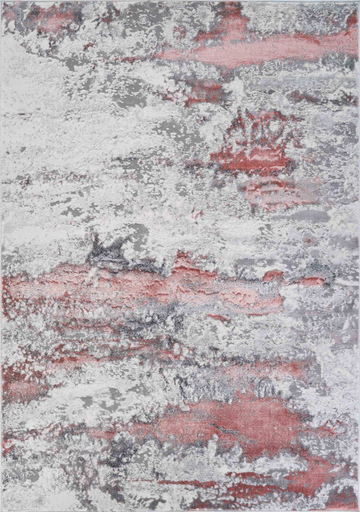 Emperor Metallic Abstract Rug - Onyx
