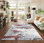 Emperor Metallic Abstract Rug - Onyx