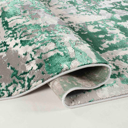 Emperor Metallic Abstract Rug - Styra