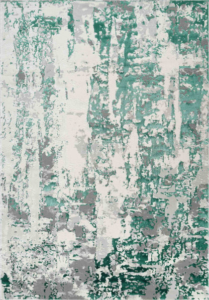 Emperor Metallic Abstract Rug - Styra