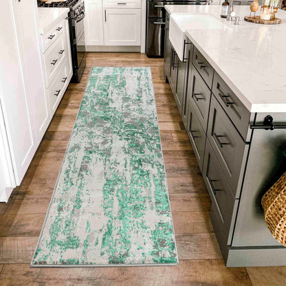 Emperor Metallic Abstract Rug - Styra