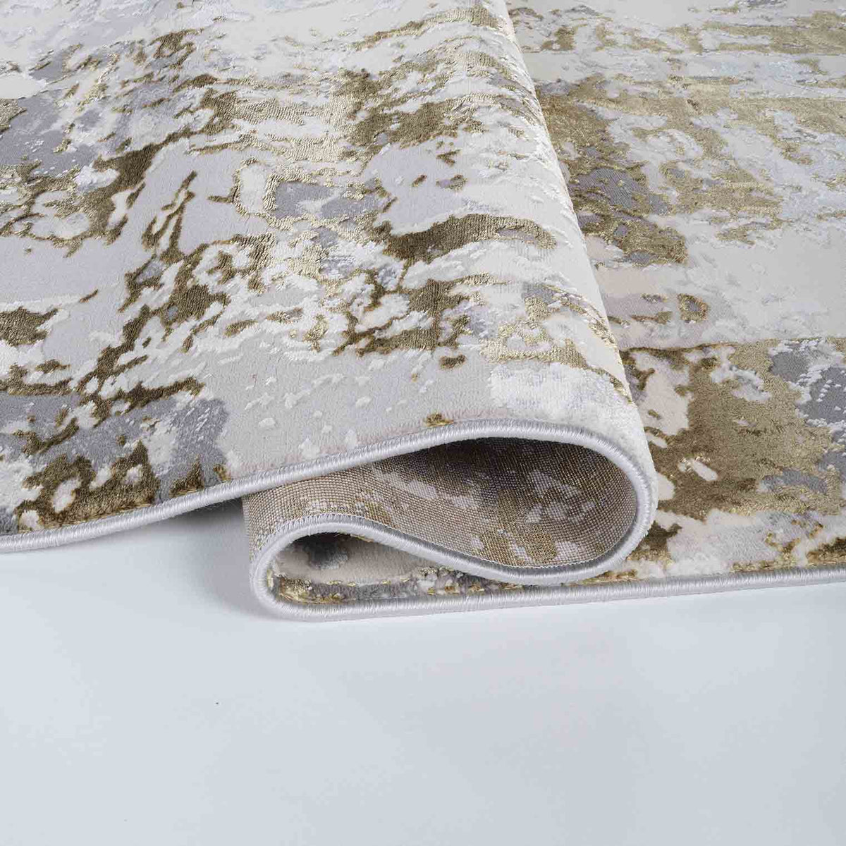 Emperor Metallic Abstract Rug - Styra