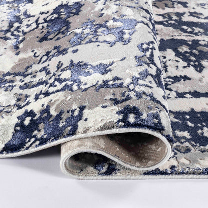 Emperor Metallic Abstract Rug - Styra