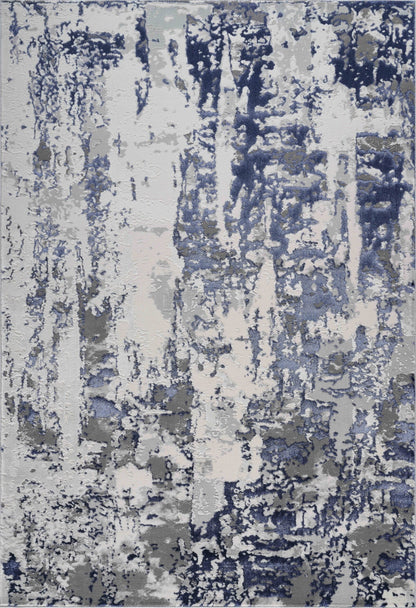 Emperor Metallic Abstract Rug - Styra