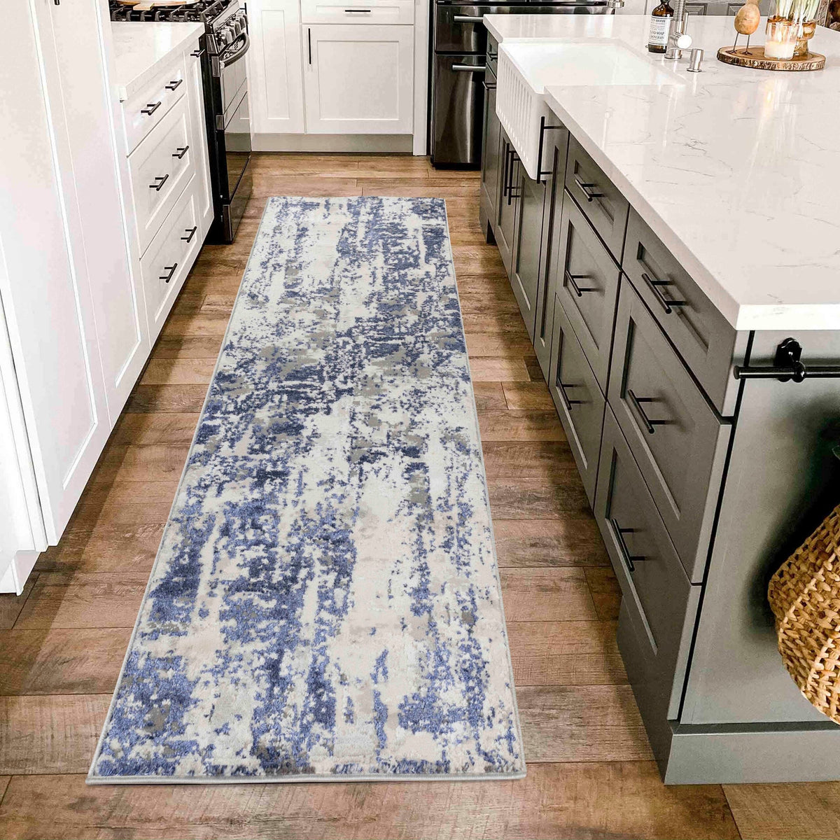 Emperor Metallic Abstract Rug - Styra