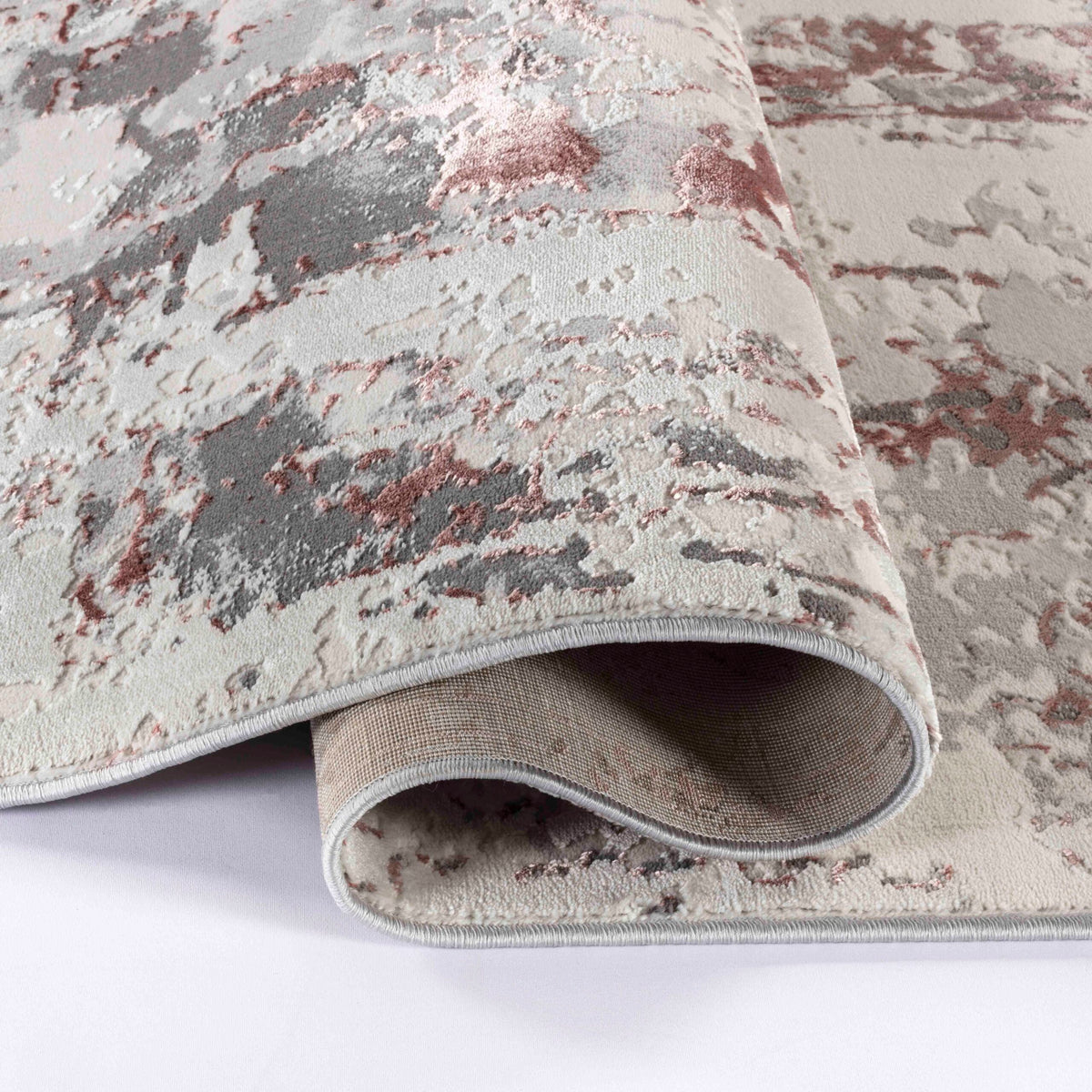 Emperor Metallic Abstract Rug - Styra