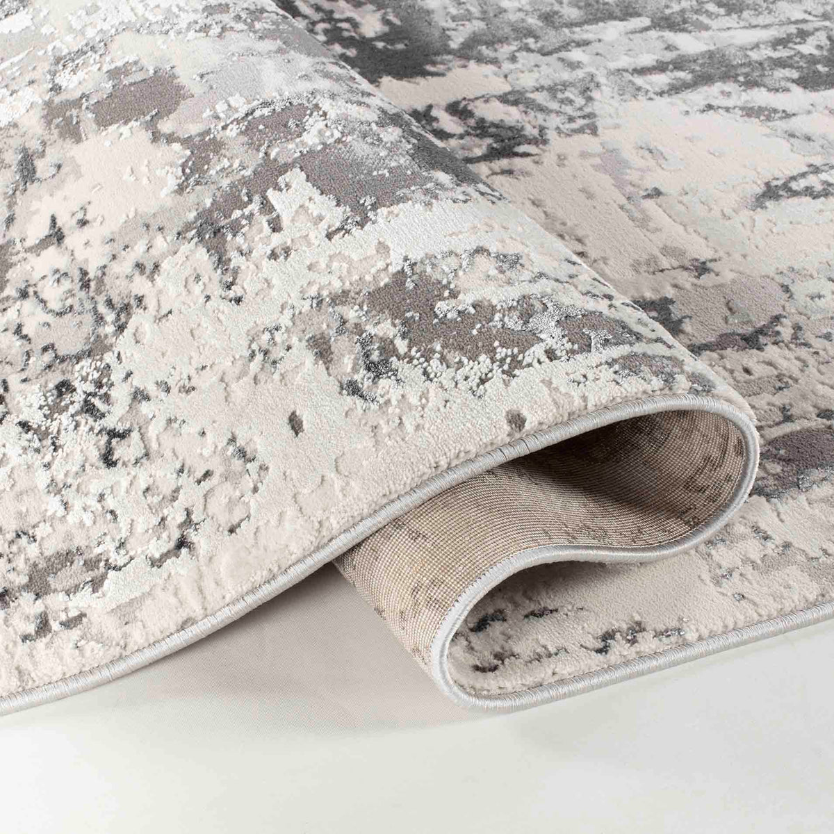 Emperor Metallic Abstract Rug - Styra