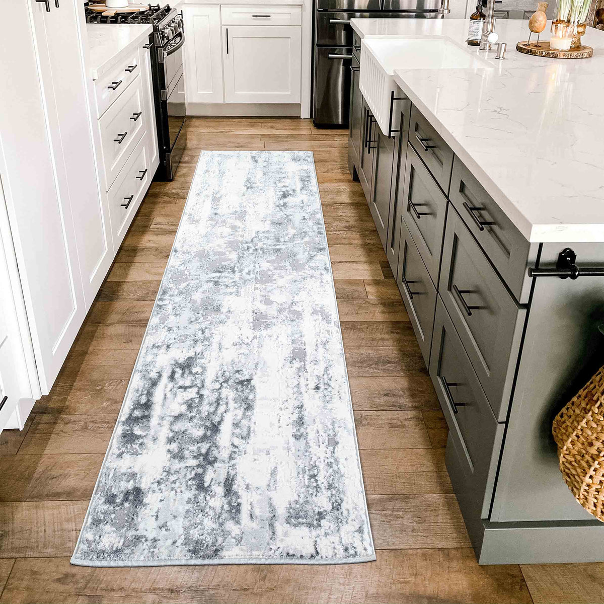 Emperor Metallic Abstract Rug - Styra