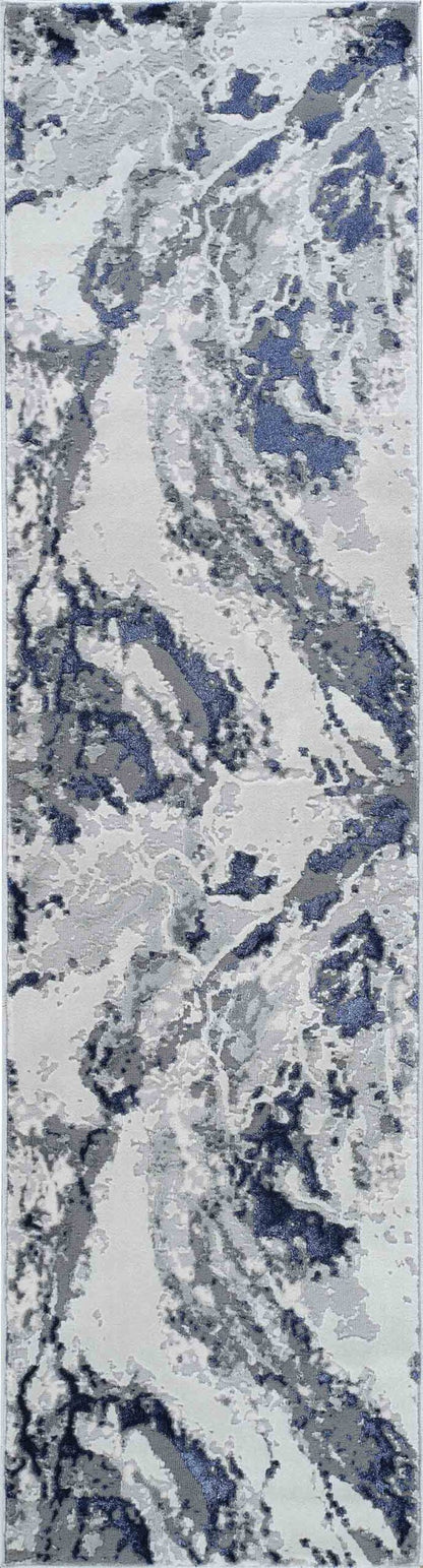 Emperor Metallic Abstract Rug - Picasso