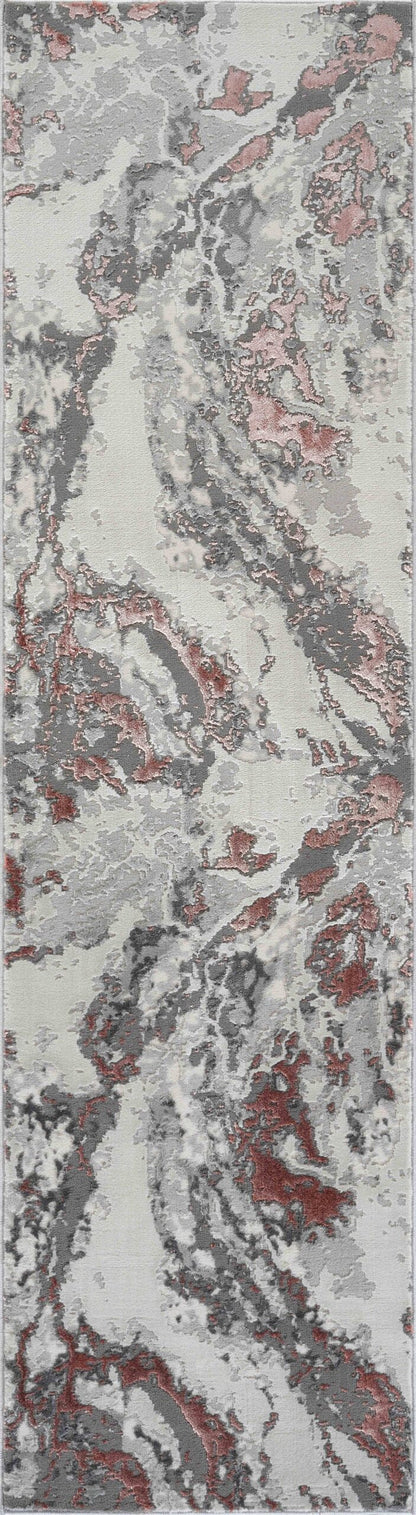 Emperor Metallic Abstract Rug - Picasso