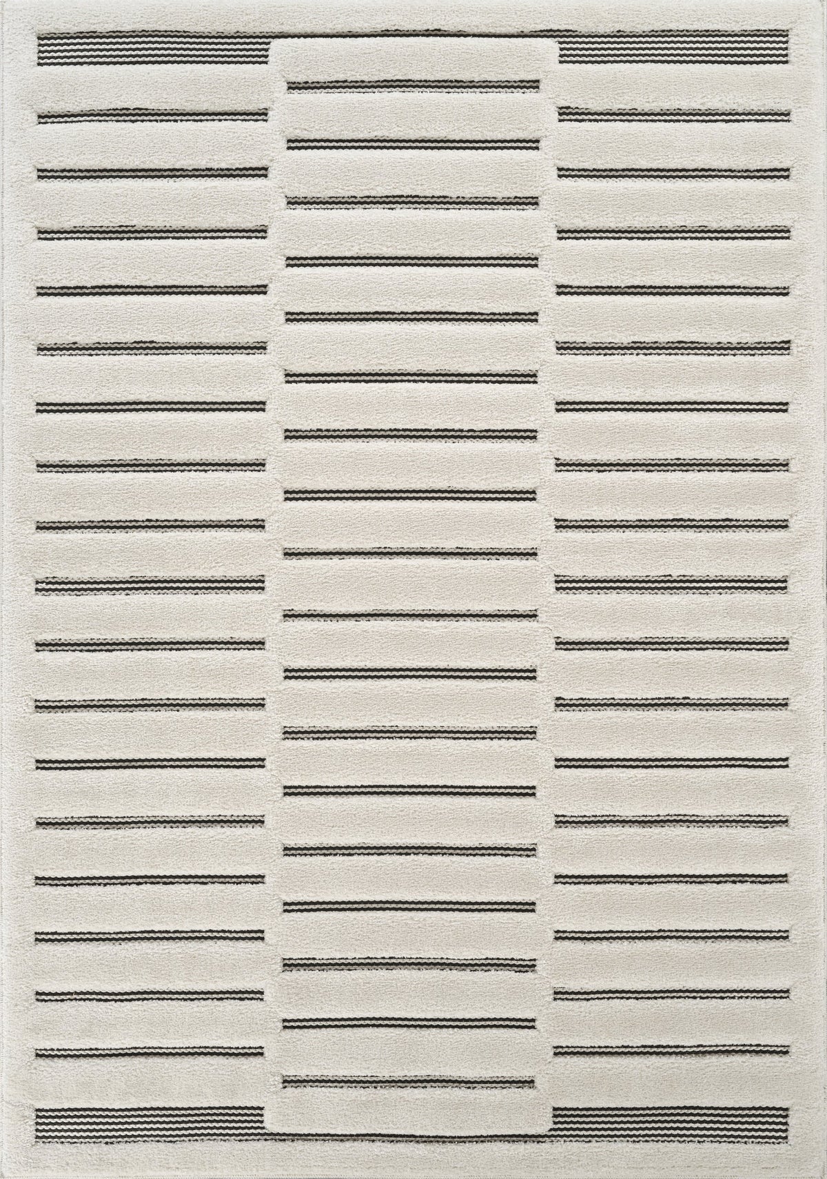 Freya Embossed Geometric Rug - Bar