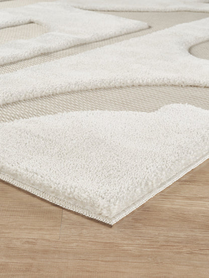 Freya Embossed Geometric Rug - Boho