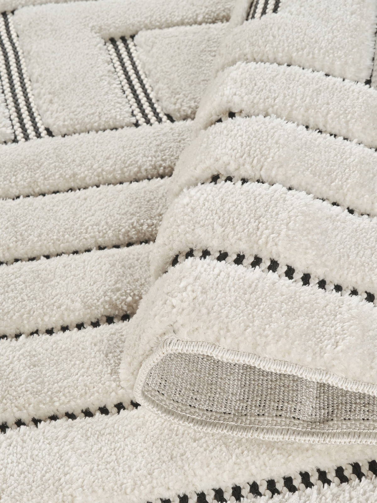 Freya Embossed Geometric Rug - Merge