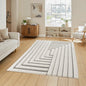 Freya Embossed Geometric Rug - Merge