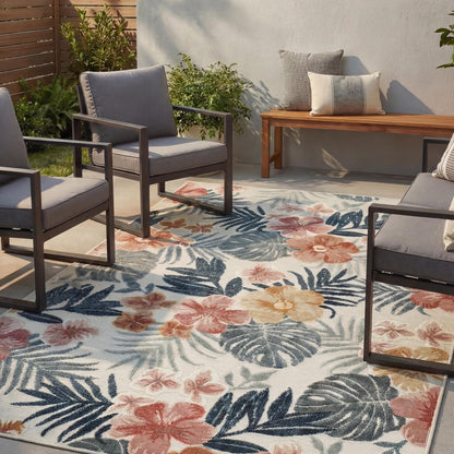 Gardenia Floral Rug - Azalea
