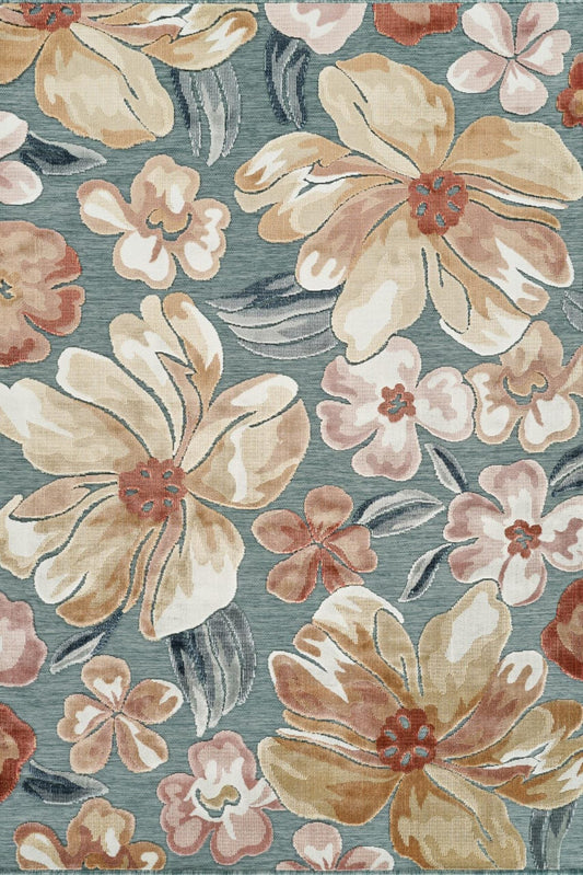 Gardenia Floral Rug - Jasmine