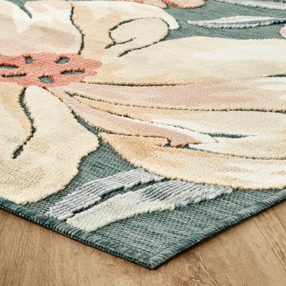 Gardenia Floral Rug - Jasmine