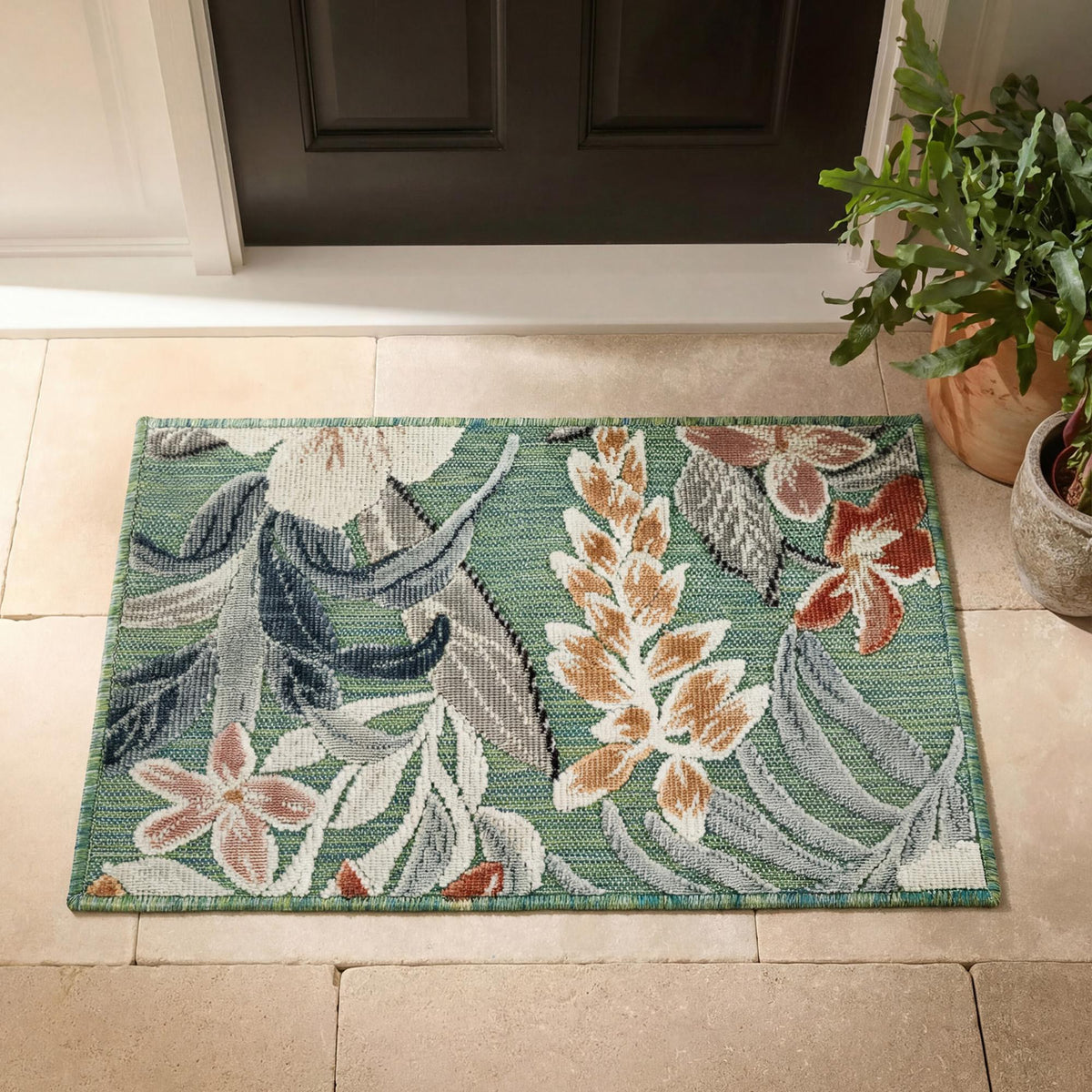 Gardenia Floral Rug - Lily