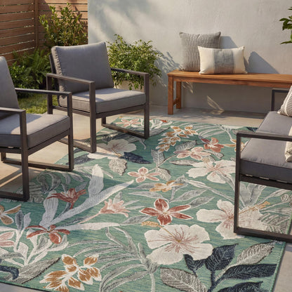 Gardenia Floral Rug - Lily