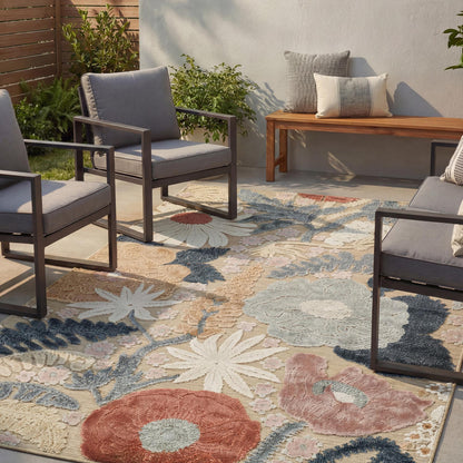 Gardenia Floral Rug - Orchid