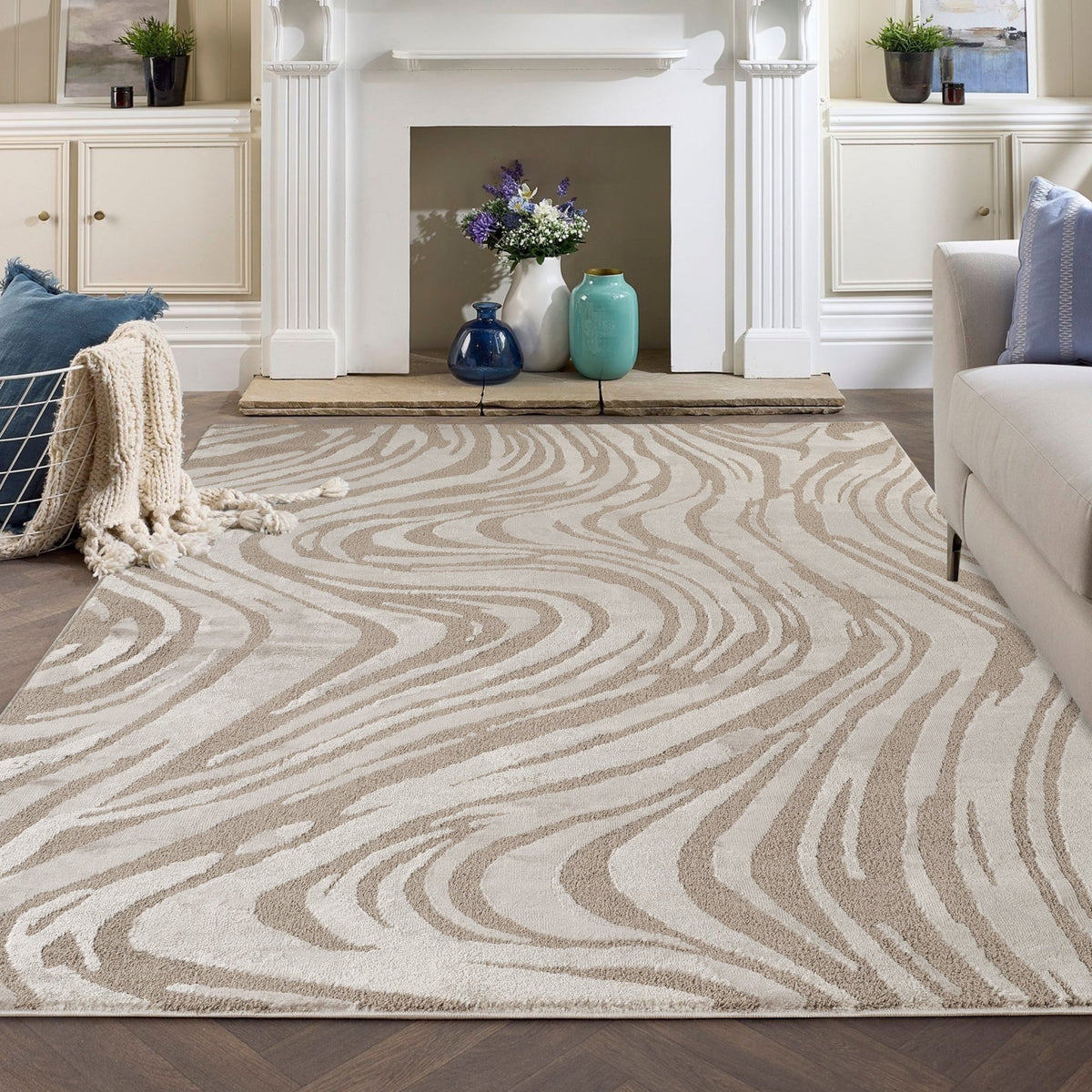 Hamilton Textured Rug - Marble