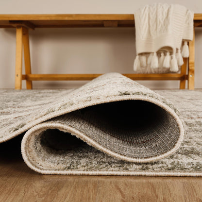 Rhodes Neutral Geometric Rug - Hatch