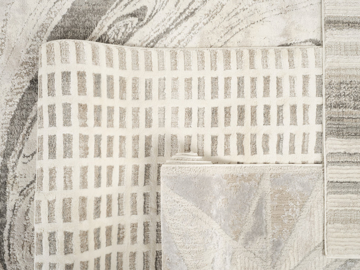 Mabel Contemporary Patterned Rug - Gem