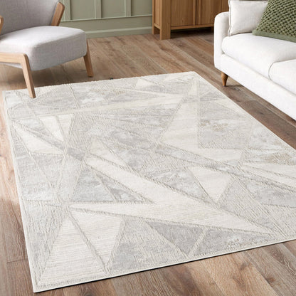 Mabel Contemporary Patterned Rug - Gem