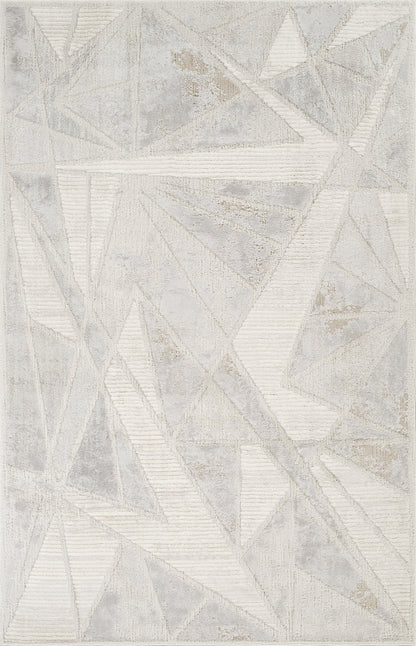 Mabel Contemporary Patterned Rug - Gem