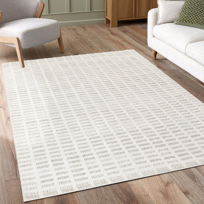 Mabel Contemporary Patterned Rug - Grid