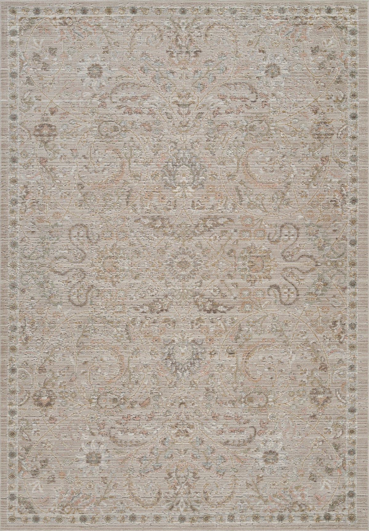 Maia Vintage Patterned Rug - Blossom