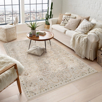 Maia Vintage Patterned Rug - Blossom