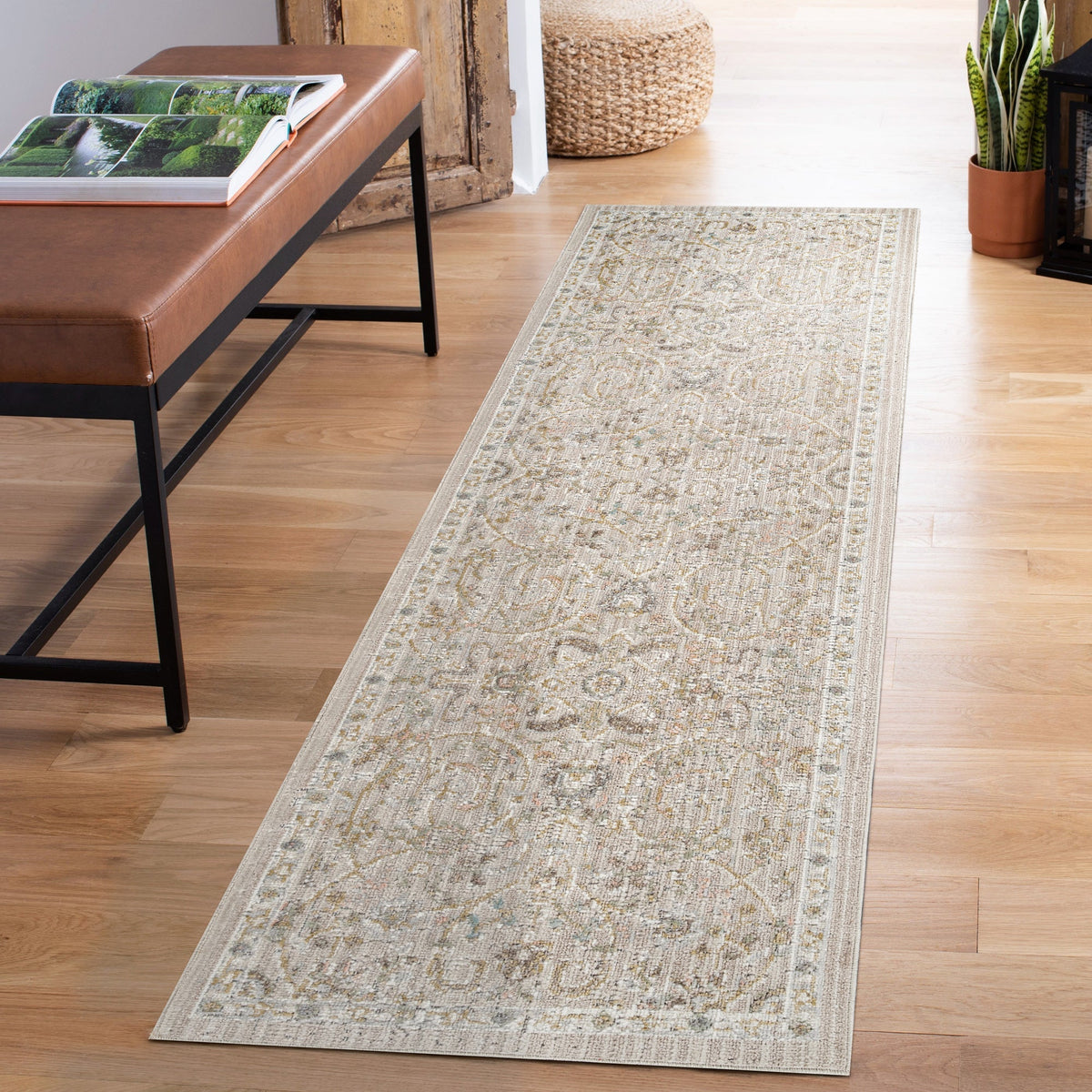 Maia Vintage Patterned Rug - Blossom