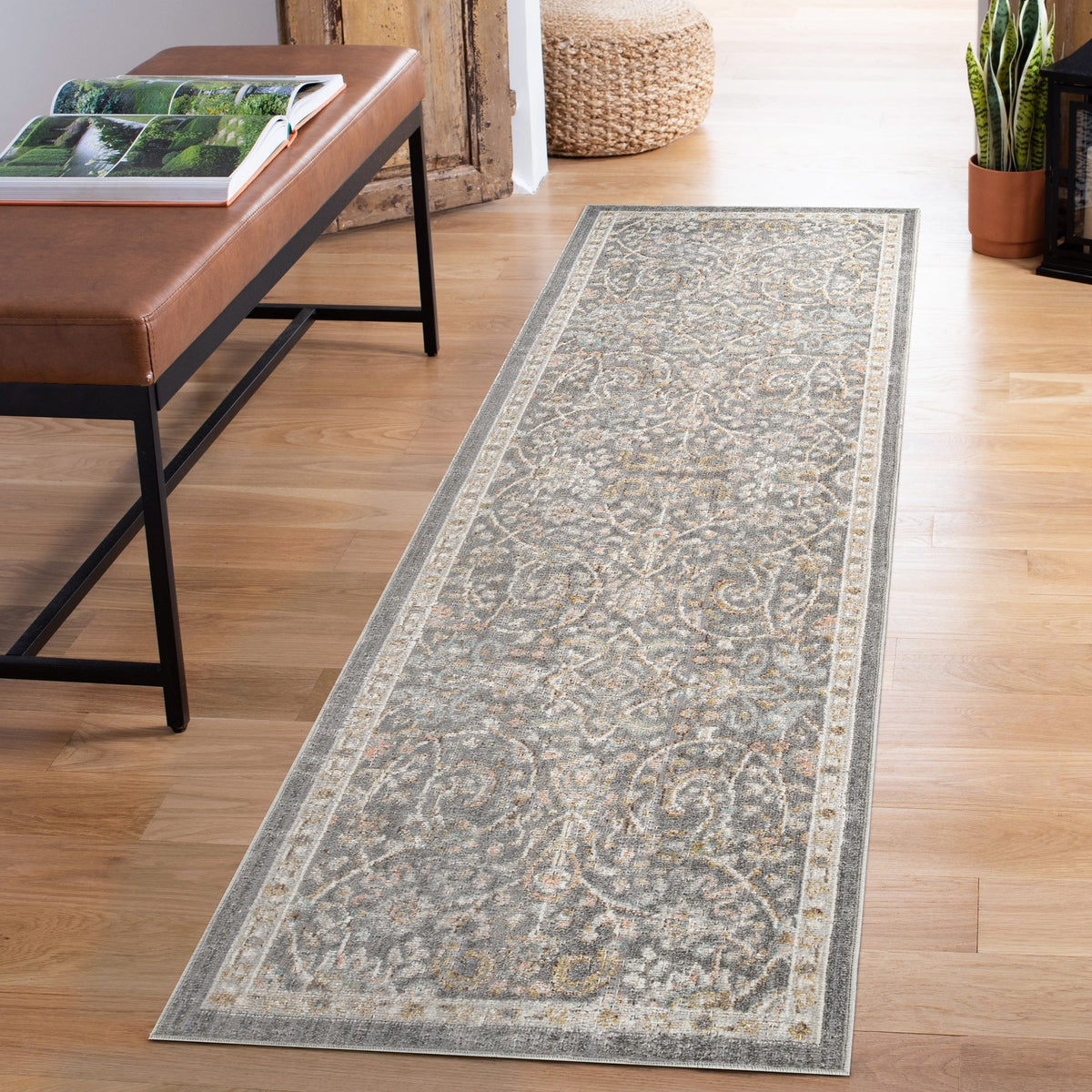 Maia Vintage Patterned Rug - Blossom